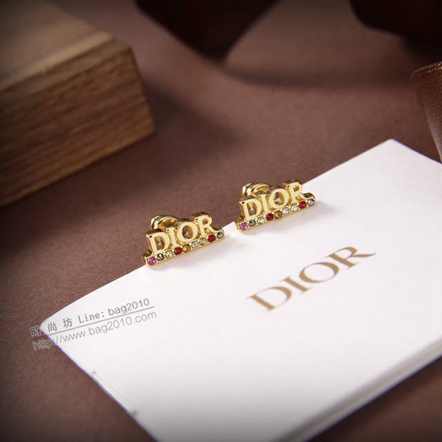 Dior飾品 2021新款DIOR迪奧字母耳釘耳環  zgd1402